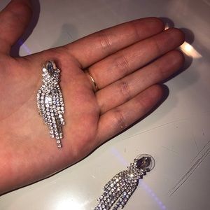 Fancy glamorous dangly earrings